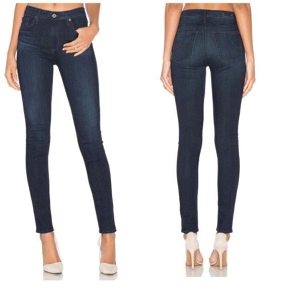AG The Farrah High Rise Skinny‎ Jeans Brooks Wash - Picture 1 of 8